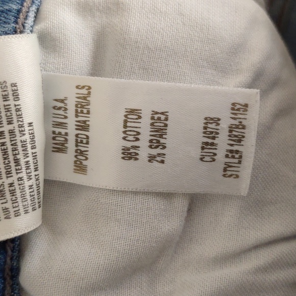 Citizens Of Humanity Size 25 Rocket Crop Midrise Skinny Distressed Blue Jeans - Picture 14 of 16